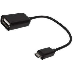 Adapter USB Sandberg microUSB - USB Czarny  (440-64)
