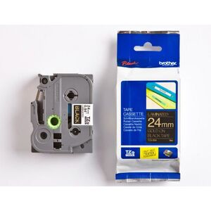 Brother Tapes TZe354 24mm black/gold (TZE354)
