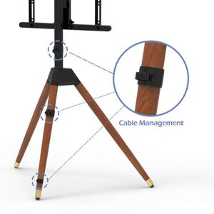 AxRed ARTISSIMO 23”-60” Επιδαπέδια Βάση Τηλεόρασης τρίποδη με φινίρισμα ξύλου (11967) (AXARTISSIMO) έως 12 άτοκες Δόσεις