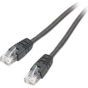 Gembird RJ-45/RJ-45, kat. 6, U/UTP, 0.25m, czarny (PP6U-0.25M/BK)
