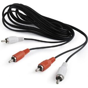 Kabel Gembird RCA (Cinch) x2 - RCA (Cinch) x2 1.8m czarny (CCA-2R2R-6)