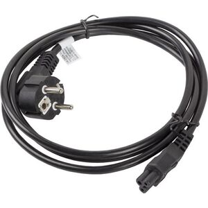 Kabel zasilający Lanberg IEC 7/7 - IEC 320 C5, 1.8m, czarny (CA-C5CA-11CC-0018-BK)