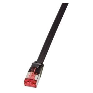 LogiLink Patchcord płaski U/FTP Cat6, 15m, czarny (CF2103S)