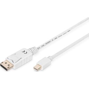 Kabel Digitus DisplayPort Mini - DisplayPort 2m biały (AK-340102-020-W)
