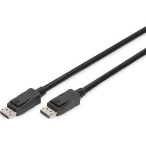 Kabel Digitus DisplayPort - DisplayPort 2m czarny (AK-340106-020-S)
