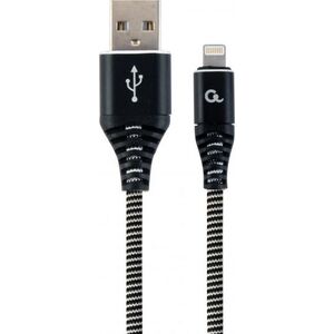 Kabel USB Gembird USB-A - USB-C 1 m Czarny (CC-USB2B-AMCM-1M-BW)