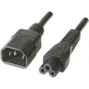 Kabel zasilający Manhattan Manhattan Przedłużacz kabla zasilania C14 na C5 F/M 1.8m czarny