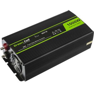Przetwornica Green Cell 24V/230V 1000W/2000W (INV18)