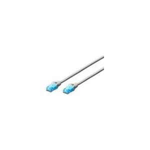Digitus DIGITUS Kabel patch-cord UTP, CAT.5E, weiß, 0.5m, 15 LGW