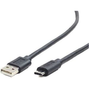 Kabel USB Gembird USB-A - 1 m Czarny (CCP-USB2-AMCM-1M)