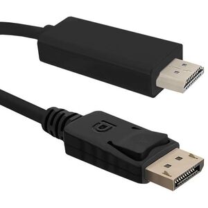 Kabel Qoltec DisplayPort - HDMI 1m czarny (50435)