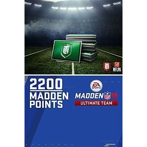 Microsoft MS ESD Madden NFL 18: MUT 2200 Madden Points X1 ML