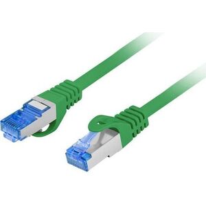 Lanberg PATCHCORD KAT.6A S/FTP LSZH CCA 0.25M ZIELONY FLUKE PASSED LANBERG