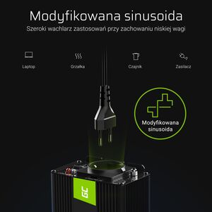 Przetwornica Green Cell 24V/230V 1000W