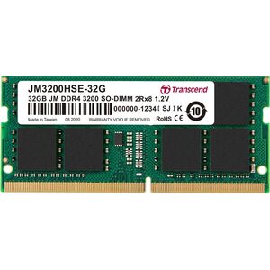 Pamięć do laptopa Transcend JetRam, SODIMM, DDR4, 32 GB, 3200 MHz, CL22 (JM3200HSE-32G)