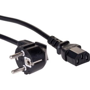 Kabel zasilający Akyga Kabel zasilający Akyga AK-PC-06C 4N IEC C13 CEE 7/7 250V/50Hz 3m