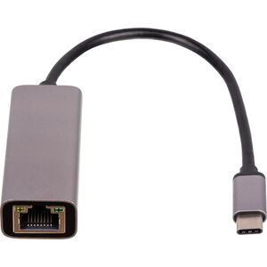 Adapter USB Akyga USB-C - RJ45 Szary  (AK-AD-65)