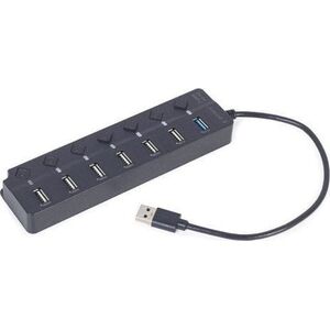 HUB USB Gembird I/O HUB USB3 7PORT/UHB-U3P1U2P6P-01 GEMBIRD
