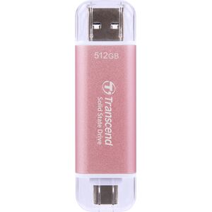 Dysk zewnętrzny SSD Transcend ESD310P 512GB Różowy (TS512GESD310P)