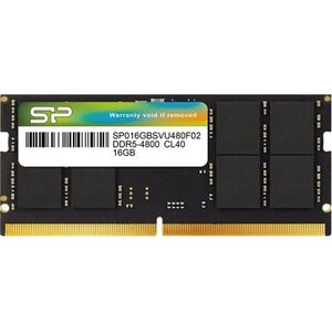 Pamięć do laptopa Silicon Power Silicon Power SP016GBSVU480F02 moduł pamięci 16 GB 1 x 16 GB DDR5 4800 MHz Korekcja ECC