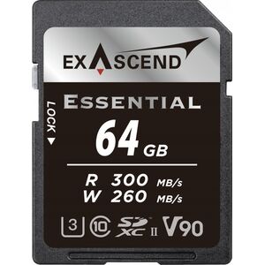 Karta ExAscend Essential SDXC 64 GB Class 10 UHS-II/U3 V90 (EX64GSDU2-S)