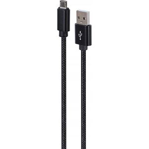Kabel USB Gembird USB-A - microUSB 1.8 m Czarny (CCDB-mUSB2B-AMBM-6)