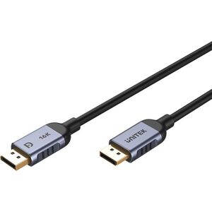 Kabel Unitek DisplayPort - DisplayPort 1.5m czarny (C1626GY01-1.5M)