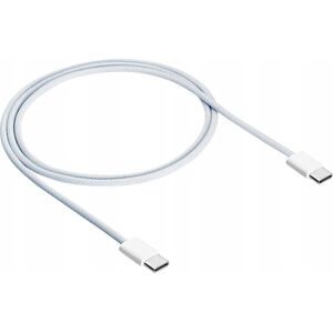 Kabel USB Akyga USB-C - USB-C 1 m Biały (AK-USB-51)