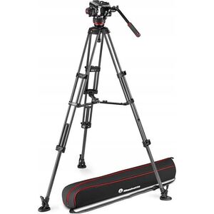 Statyw Manfrotto Zestaw Twin Carbon + głowica 504X - środ rozp