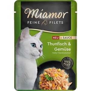 Miamor Miamor Filets Karma Dla Kota Tuńczyk Warzywa Sos 100g