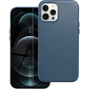 OEM Futerał LEATHER MAG COVER kompatybilny z MagSafe do IPHONE 12 Pro Max niebieski