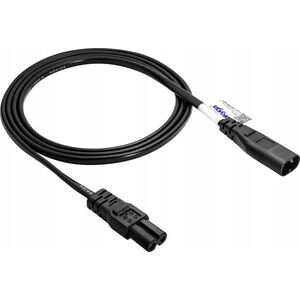Kabel zasilający Akyga AKYGA Kabel zasilający AK-RD-08A przedłużacz ósemka CCA IEC C7 / IEC C8 1.5m
