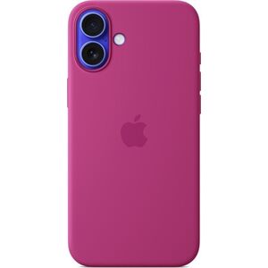 Apple Apple iPhone 16 Plus Silikoninis dėklas with MagSafe - Fuchsia