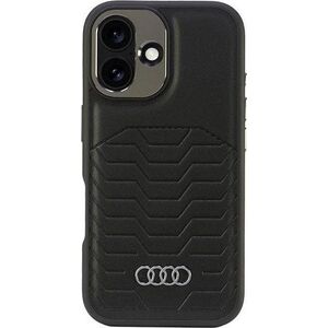 Audi Audi Synthetic Leather MagSafe iPhone 16 6.1" czarny/black hardcase AU-TPUPCMIP16-GT/D3-BK