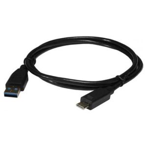 Kabel USB Art USB-A - 1 m Czarny (KABUSB3.1 A-C 1M AL-OEM-116)