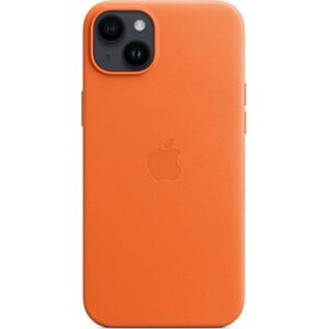 Apple APPLE iPhone 14 Plus Leather Case with MagSafe - Orange