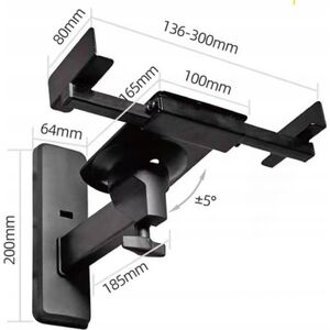 Art ART SPEAKER HOLDER clamping black 20kg 2 pcs. G-10