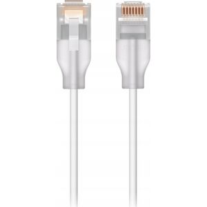 Ubiquiti UACC-Cable-Patch-EL-0.15M-W-24 kabel sieciowy Półprzezroczysty, Biały 0,15 m Cat6