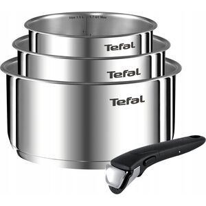 Patelnia Tefal Zestaw garnków TEFAL L8964S44 Ingenio Emotion 4 elementy
