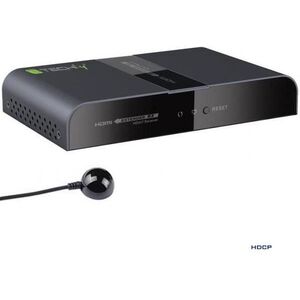 System przekazu sygnału AV Techly Extender odbiornik HDMI po PLC Powerline do 300m FullHD, czarny (021628)