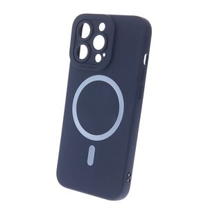 Silicon Mag case for iPhone 16 Pro 6,3&quot; dark blue 5906961922267