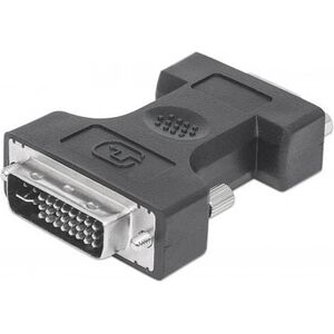 Adapter AV Manhattan DVI-I - D-Sub (VGA) czarny (328883)