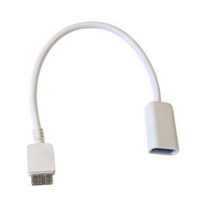Kabel USB Art USB-A - microUSB Biały (KABADA USB3/MIUSB AL-OEM-161)