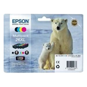 Tusz Epson tusze C13T26364010 nr 26XL (cyan, yellow, magenta, black)