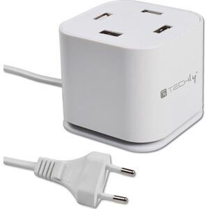 Ładowarka Techly CUB496 4x USB-A 2.4 A (102963)