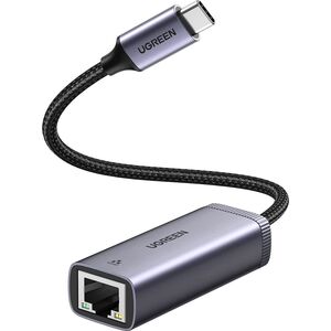 Karta sieciowa Ugreen UGREEN CM483 Adapter sieciowy USB-C do RJ45 (szary)