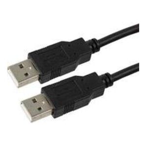 Kabel USB Gembird USB-A - USB-A 1.8 m Czarny (CCP-USB2-AMAM-6)