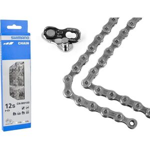 Shimano Łańcuch Shimano CN-M8100 12 rzędowy 126 ogniw, ze spinką uniwersalny