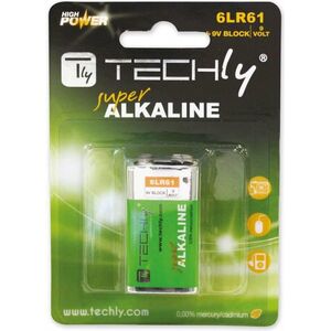 Techly Bateria High Energy 9V Block 1 szt.