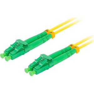 Lanberg PATCHCORD ŚWIATŁOWODOWY SM LC/APC-LC/APC DUPLEX 3.0MM LSZH G657A1 1M ŻÓŁTY LANBERG